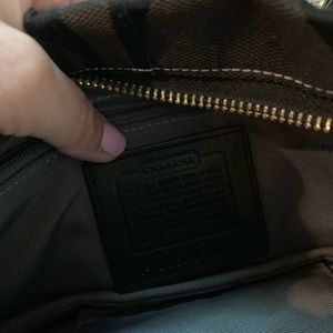 Small black Coach purse